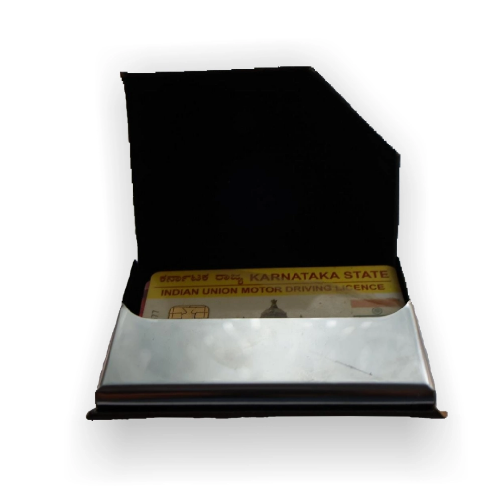Order Personalized Brown Metal Visiting Card Holder